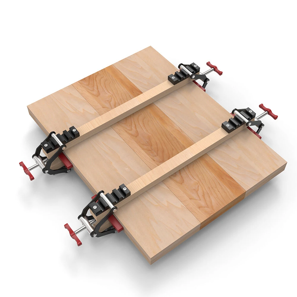 ENJOYWOOD 4-Way Panel Clamp | Wood Gluing Clamp for Cabinet & Furniture Making