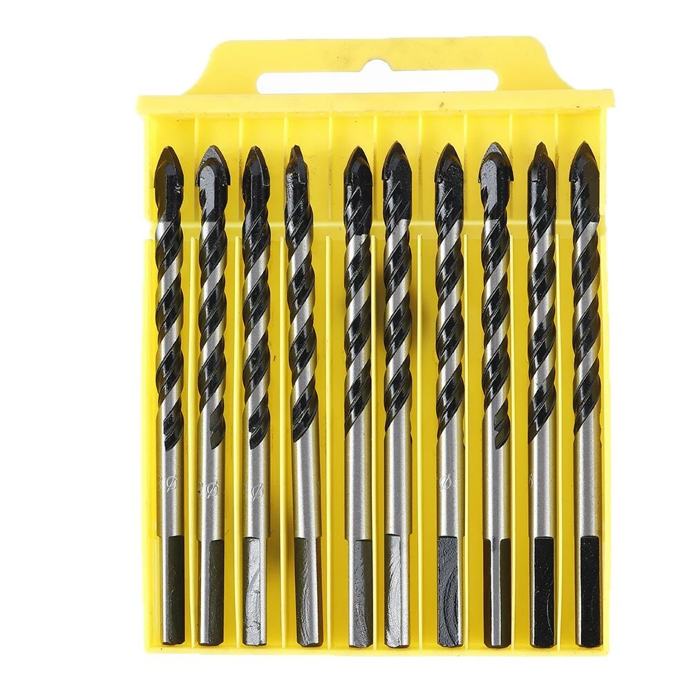 Drillpro Hole Saw Cutter - 10pcs 6mm 8mm for Tile Concrete Glass