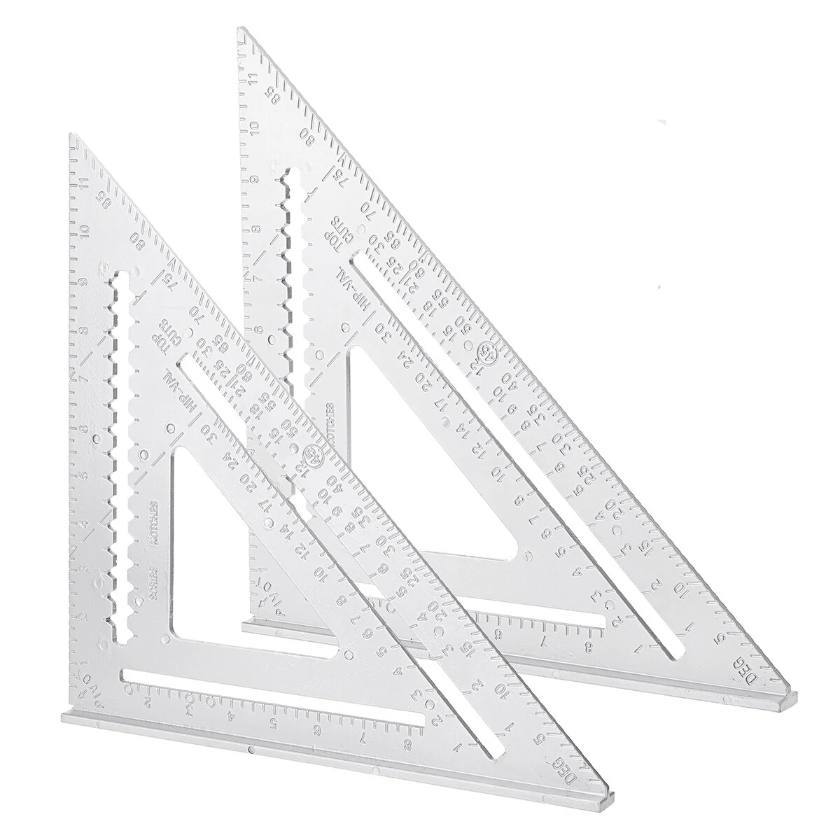Aluminum Alloy Angle Square Ruler - Woodworking & Roofing Carpenter Tool
