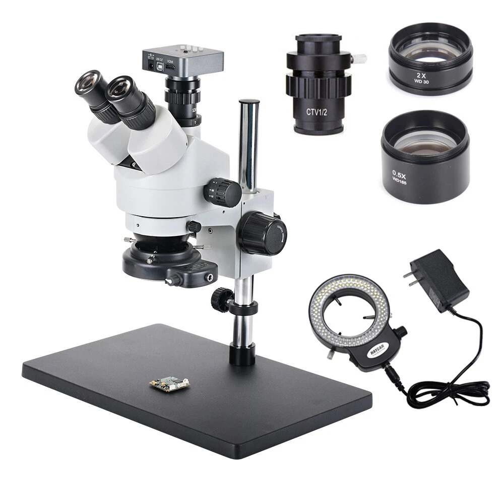 HAYEAR 48MP USB Microscope Camera | 3.5X-90X Simul-Focal | Soldering & PCB Repair Kit