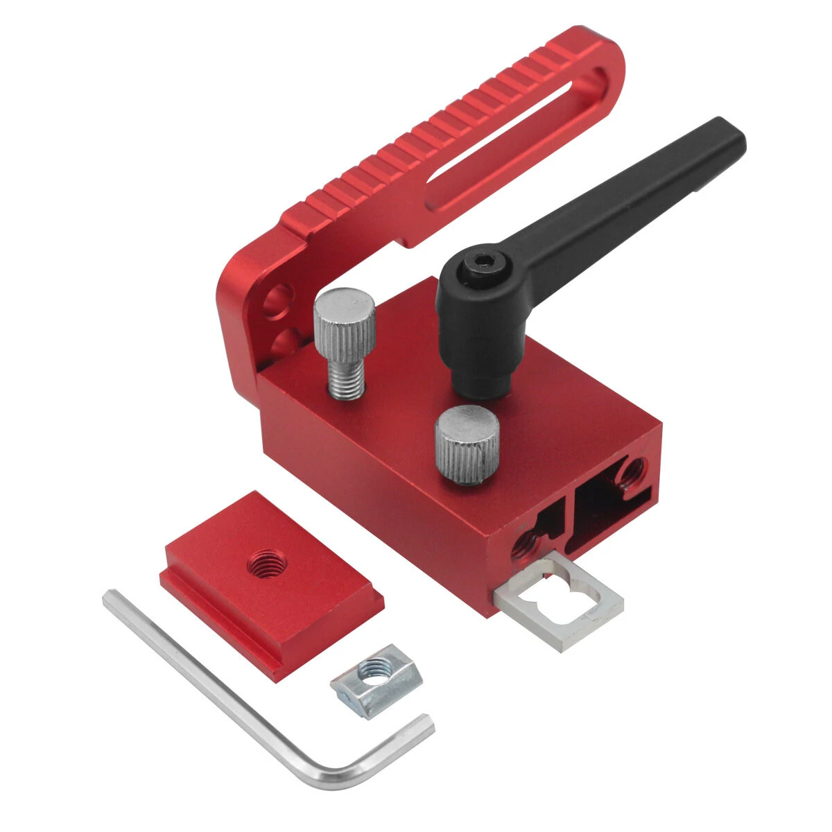 Adjustable Fence Flip Stop | Miter Track T-Slot Stop | Alloy Steel Length Limit Device
