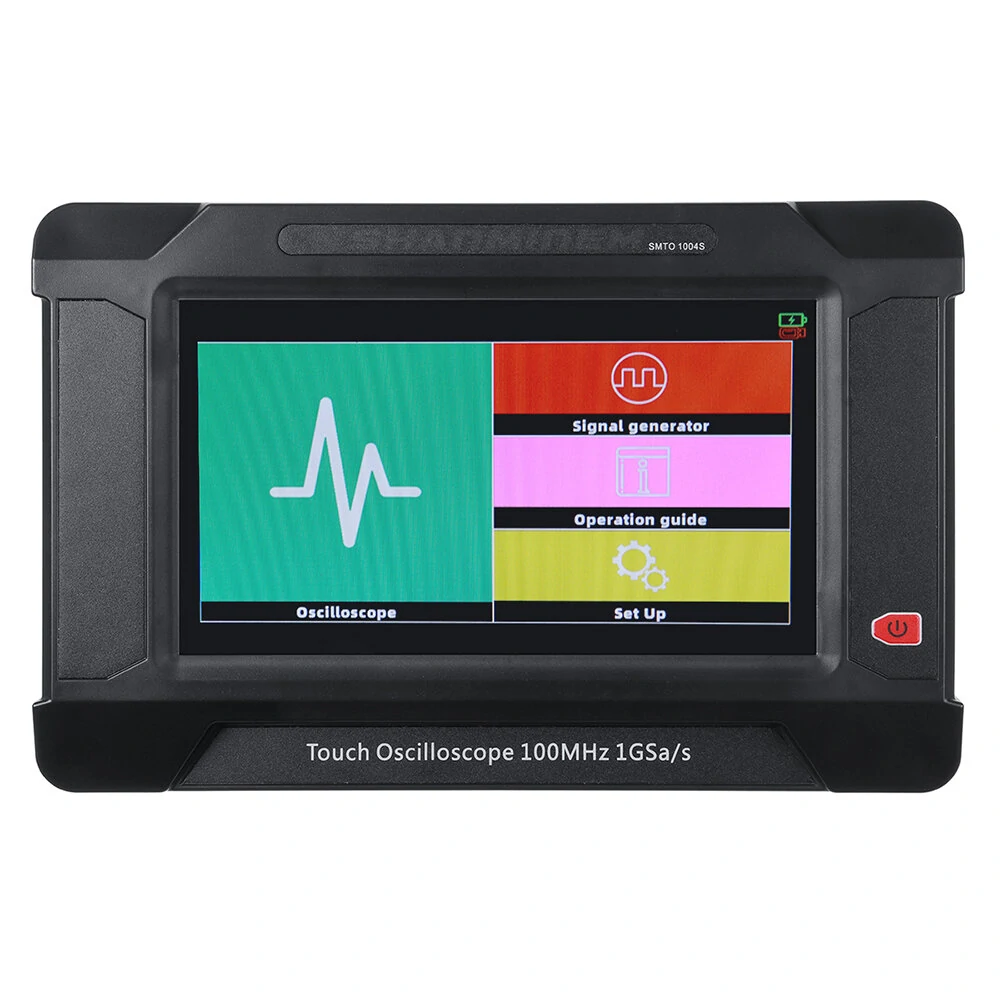 SMTO1004S 4-Channel Touch Screen Oscilloscope | 100M/1G Sampling Rate & Signal Generator