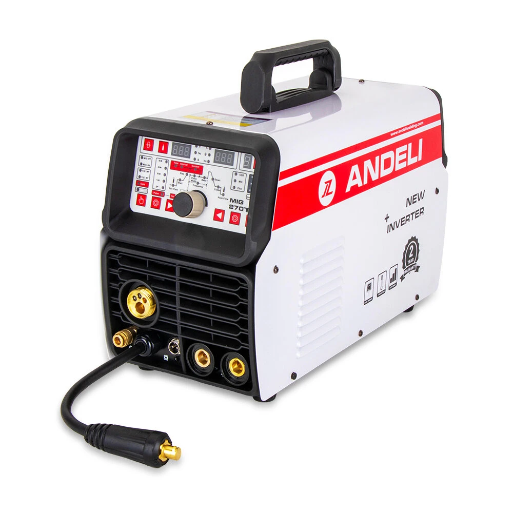 ANDELI MIG-270TPL MIG Welder | 220V 4-in-1 MIG/MAG/TIG/MMA | Pulse & Cold Function