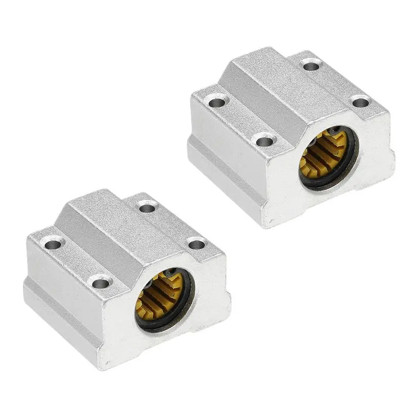 Machifit SC8UU 8mm Linear Bearing | 2-Pack Solid Polymer Slide Bushing for CNC