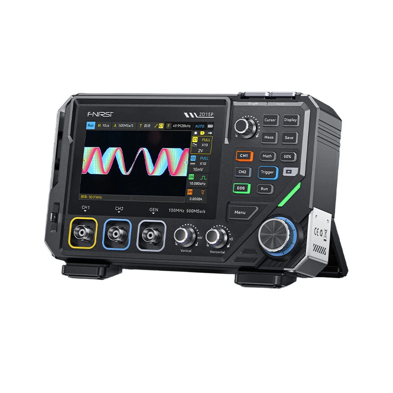 FNIRSI 2D15P Oscilloscope | 2CH 100MHz 500MSa/s | Signal Generator & Multimeter