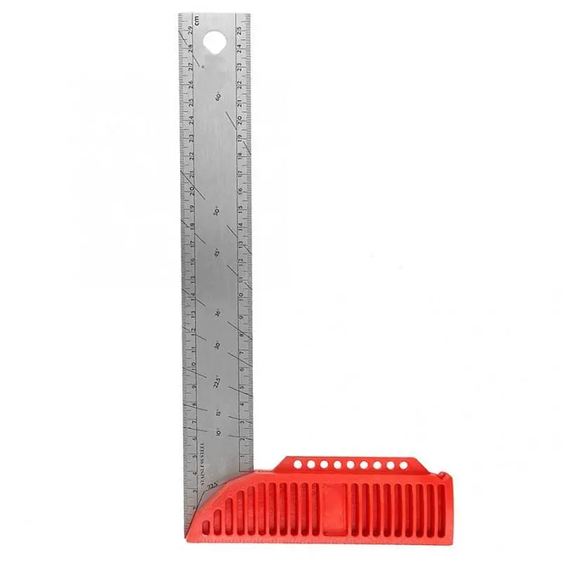 Stainless Steel 90 Degree Angle Ruler - 20/25/30/40cm - Woodworking Tool