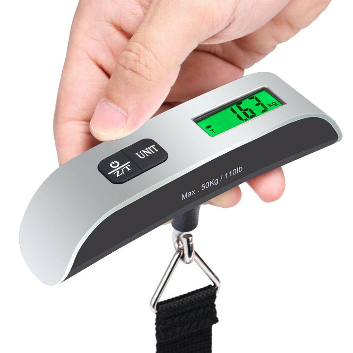 50KG Digital Luggage Scale - Portable Handheld Electronic Suitcase Weighing Scale