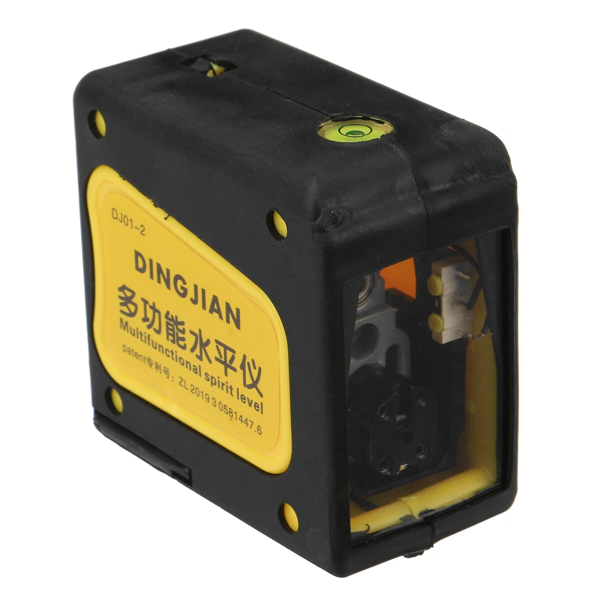 2-Wire Portable Laser Level - Self-Leveling Green/Red Beam | Horizontal/Vertical Cross