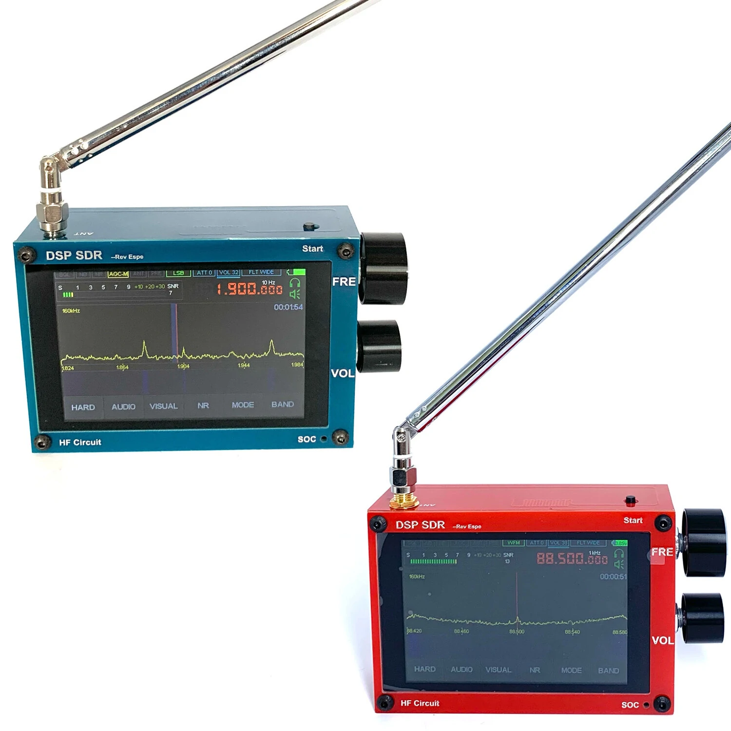 Malahit SDR DSP Receiver 50kHz-2GHz | AM SSB NFM WFM | 1.10D Firmware