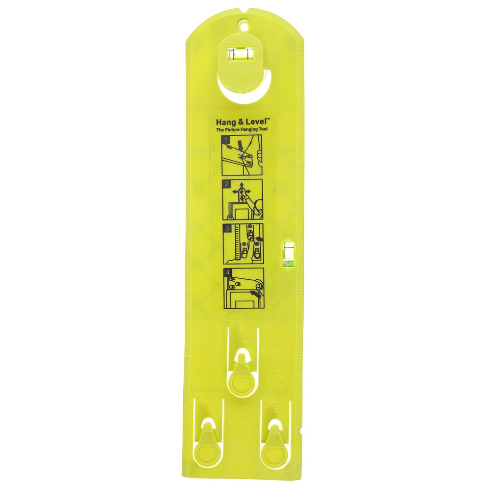 Multifunction Level Ruler - Wall Hanging & Picture Hanging Tool | DIY Home Tool
