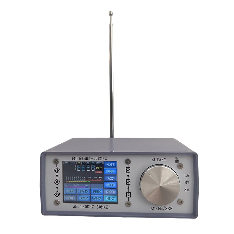 SI4732 DSP Radio Receiver - 2.8 Inch Touchscreen | FM/LW/MW/SW/SSB | 4000mAh Battery & Type-C