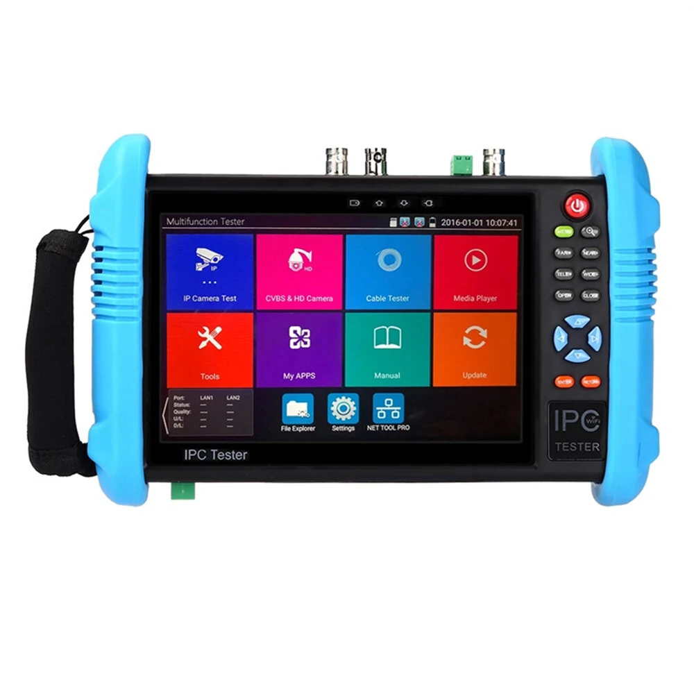WANGLU IPC-9800ADHS-Plus CCTV Camera Tester - 7-inch IPS Touch Screen | 4K H.265