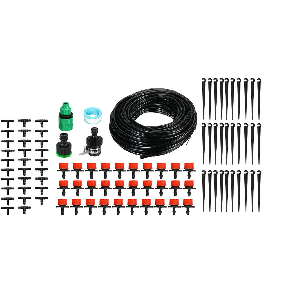 DIY Self Watering Drip Irrigation System - 25m Micro Garden Hose Kit