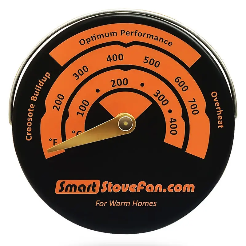 Magnetic Wood Stove Thermometer - Stove Pipe Temperature Gauge