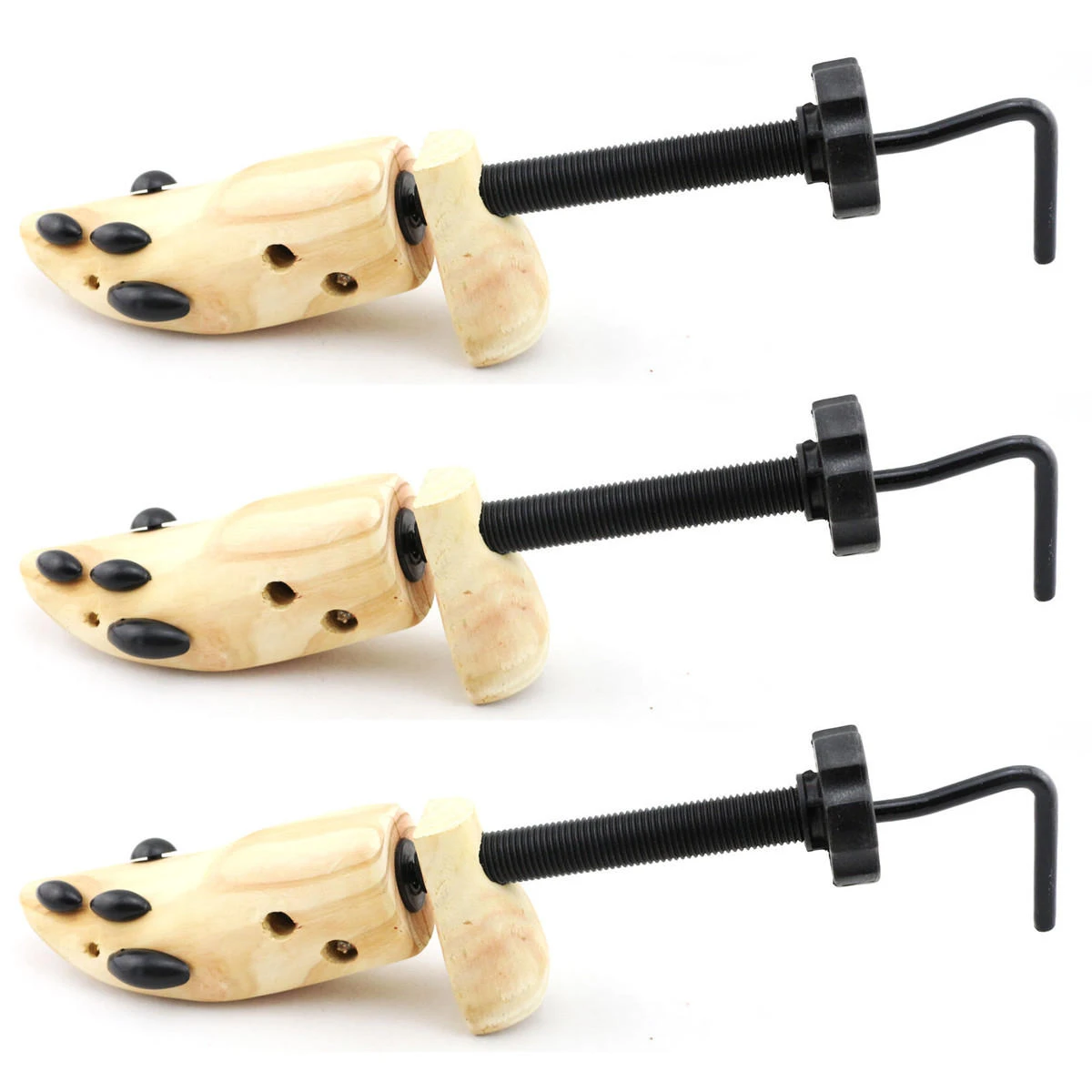 Wooden 2-Way Adjustable Boot & Shoe Stretcher | Size 5-12 | Shoe Tree Shaper