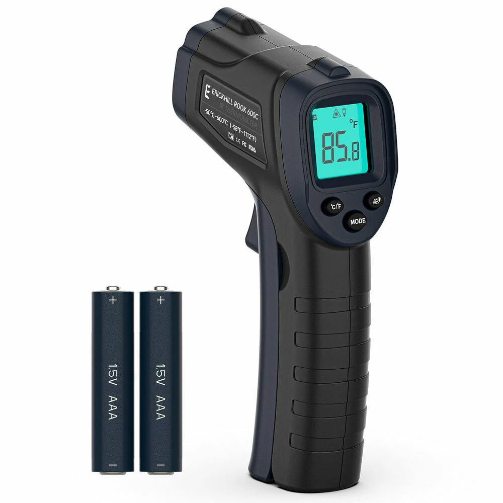 ERICKHILL ROOK 600C Infrared Thermometer | -58°F to 1112°F Range | High Accuracy & Fast 0.5s Response