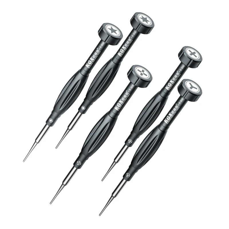 K-808 3D Magnetic Screwdriver Kit - Aluminum Alloy for Phone Back Covers & Tail Screws