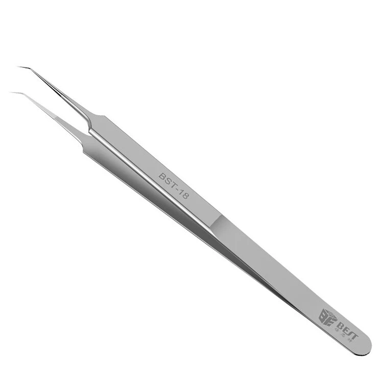 BEST BST-18 Super Sharp Hardened Tweezer | Extended Maintenance Mobile Fingerprint Fixture