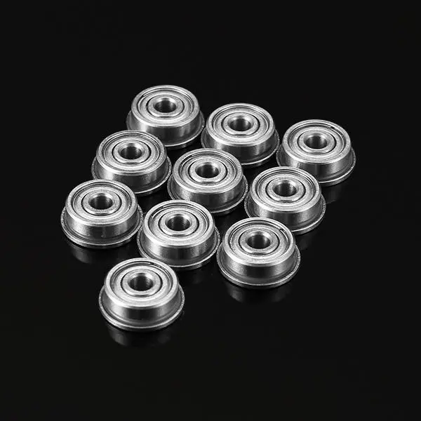 Machifit F623ZZ Flange Ball Bearings 3x10x4mm - 10pcs Mini Deep Groove Bearing