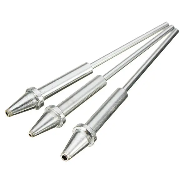 3pcs Replacement Nozzle for S-998P Soldering Iron - 1.0mm 1.5mm 2.0mm Tips