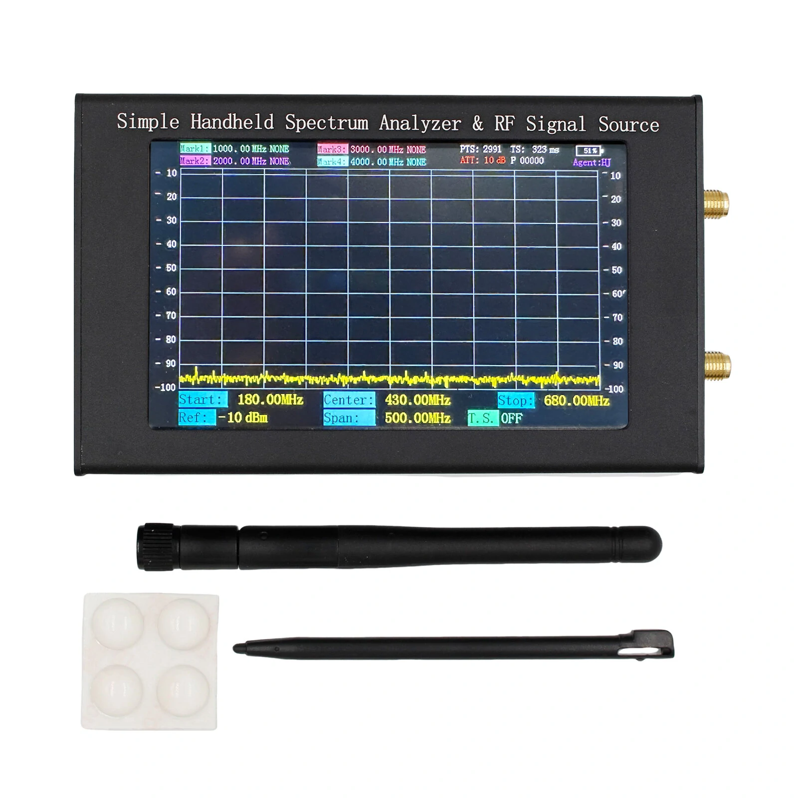 ZQ6 Handheld Spectrum Analyzer | 35MHz-6000MHz with Tracking Generator & Touch Screen