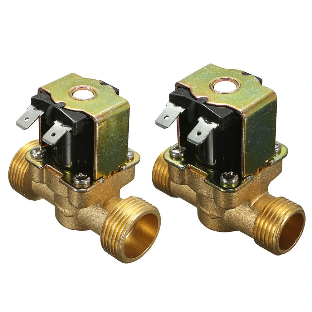 220V Normally Closed 2 Way Brass Electric Solenoid Valve | For Air & Water