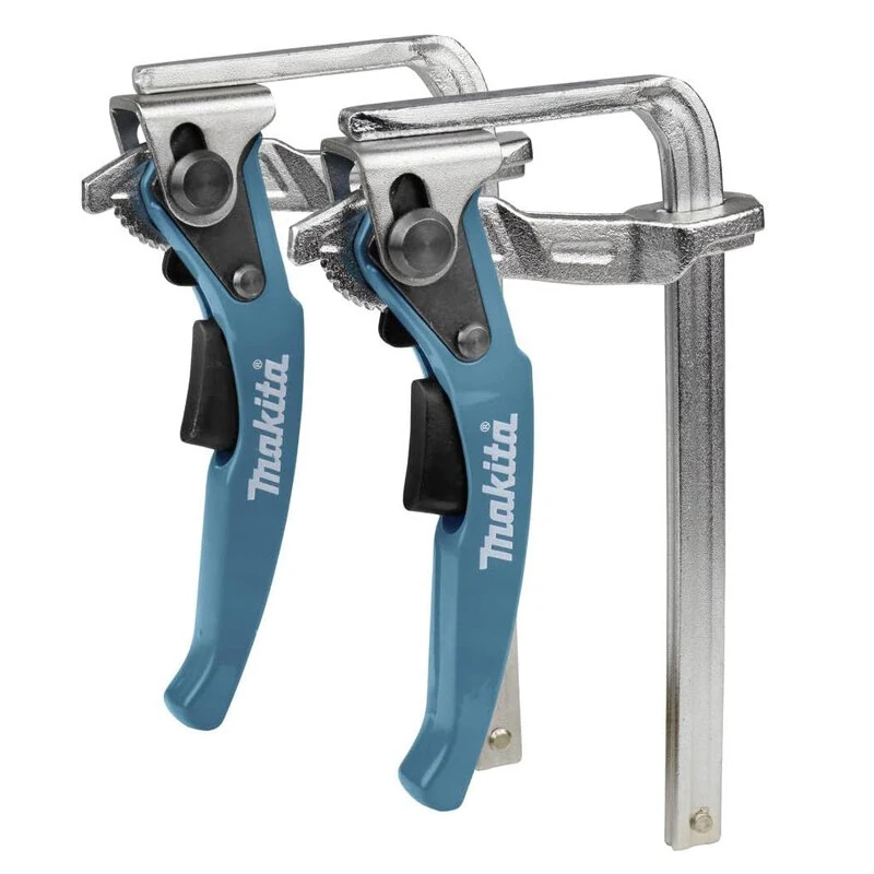 199826-6 Quick Ratchet MFT Bench Clamps - 2PCS Track Saw Guide Rail Clamps