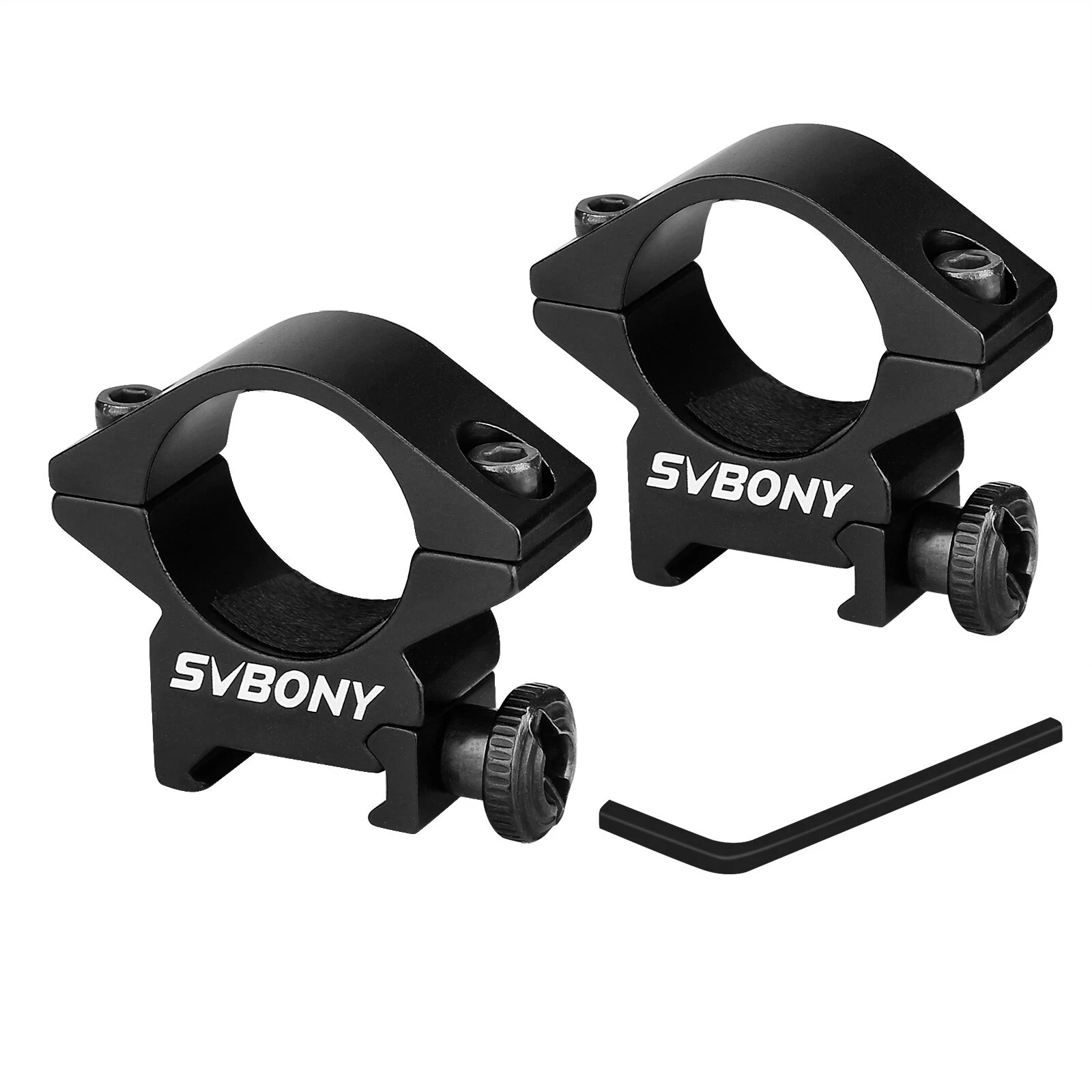 SVBONY SV185 1-inch Riflescope Rings | Picatinny/Weaver Dovetail - Medium Profile