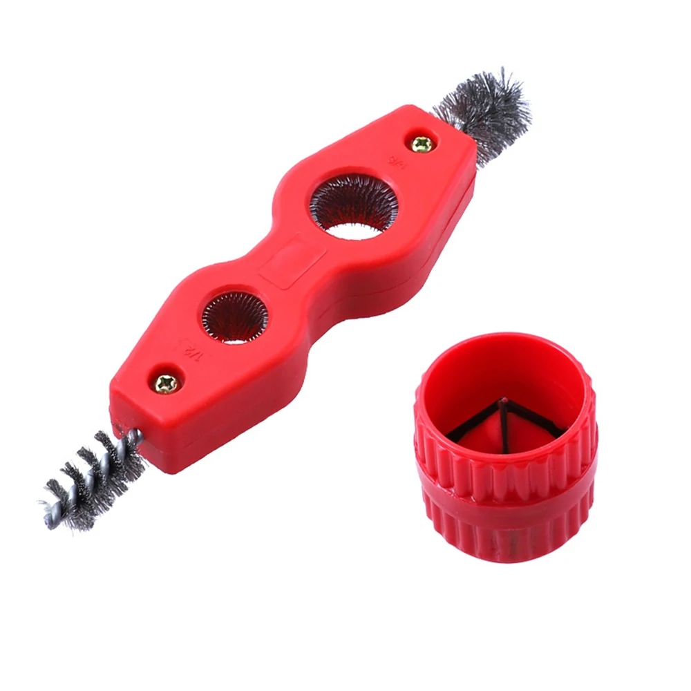 4 in 1 Copper Tube Polishing & Chamfering Set | Double-Ended Pipe & Test Tube Cleaning Brush Tool