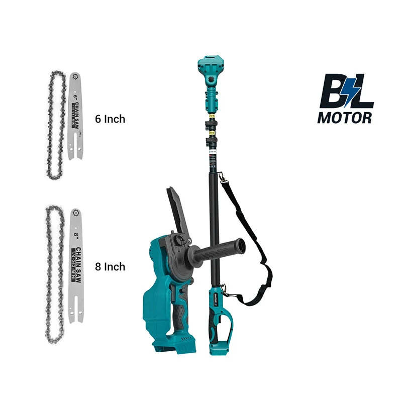 Greenworks 2-in-1 Brushless Motor Chainsaw Pole Saw Combo | Adjustable 130-248cm | Auto Oiling & 180° Head