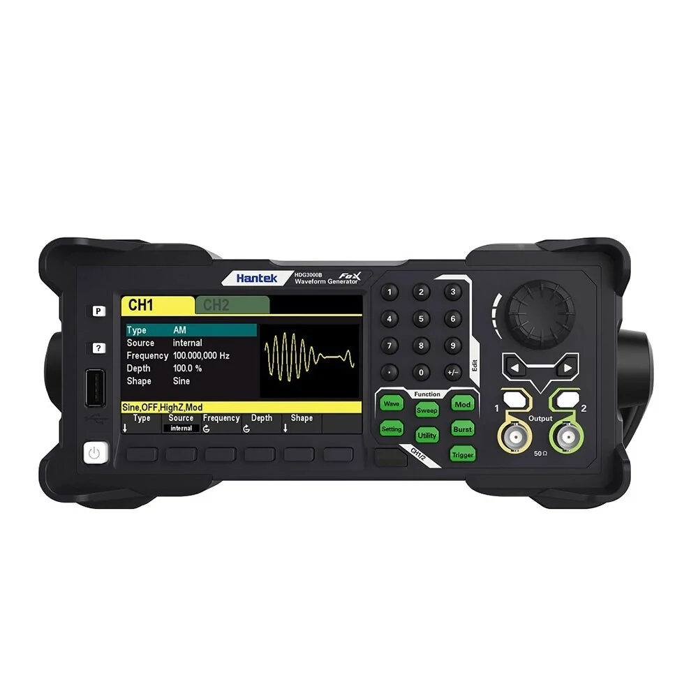 Hantek HDG3012B 15MHz Signal Generator | 2-Channel 300MSa/s DDS Function Source