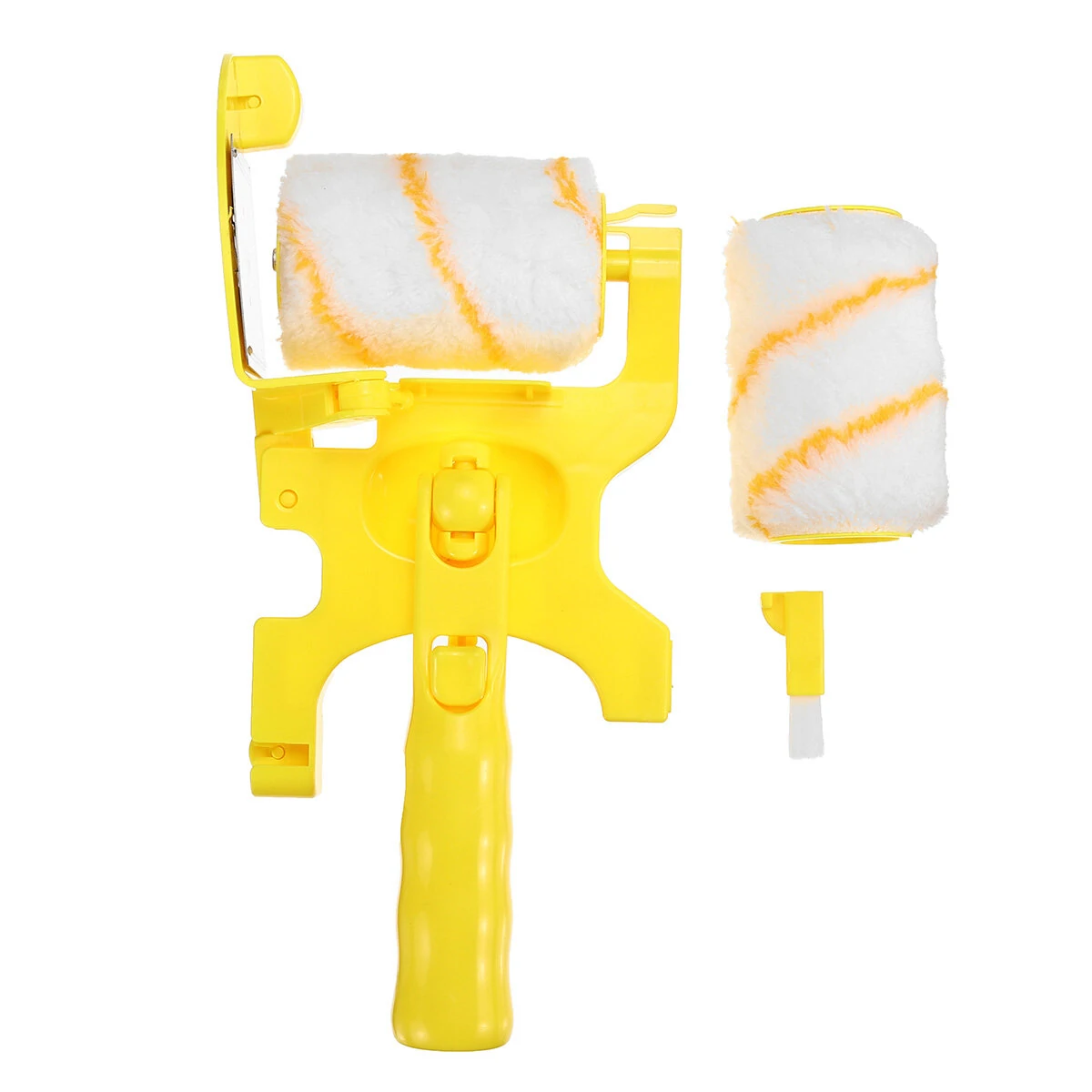 5Pcs Paint Roller Brush Set - Wall Decorative Painting Tool Kit with Handle