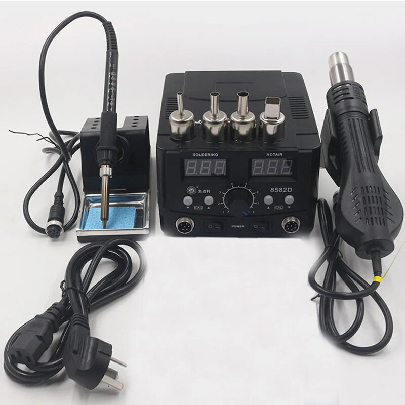 Ycd-852D Hot Air Welding Station | Dual Digital Display | Two-in-One Solder Gun