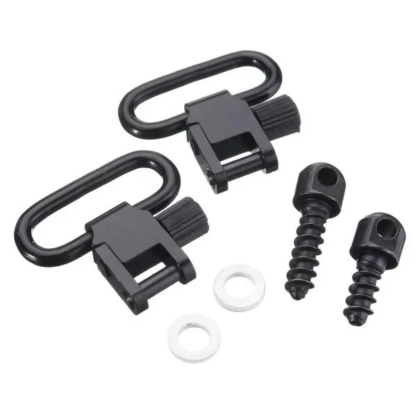 Leica M Quick Detach Sling Swivels | 2-Pack with Wood Screw | QD Strap Buckle
