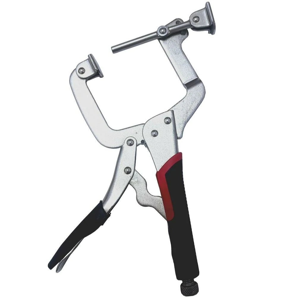 Kreg 2-in-1 Metal Face Clamp | 12-Inch Pocket Hole & 90-Degree Right Angle Clamp