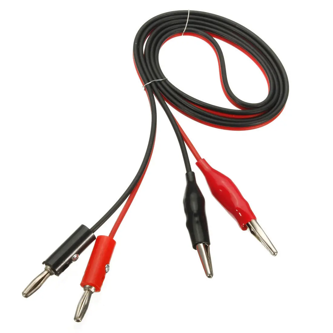 DANIU 3pcs Alligator Clip to Banana Plug Test Lead Cable | for Multimeters