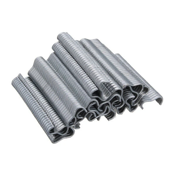 Hog Ring Pliers Kit - 600pcs M Clips & Staples for Wire Mesh Fencing
