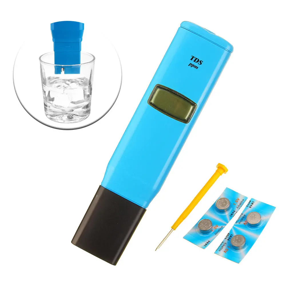 Wattson TDS98301 Conductivity & pH Meter | 1ppm Resolution Water Tester