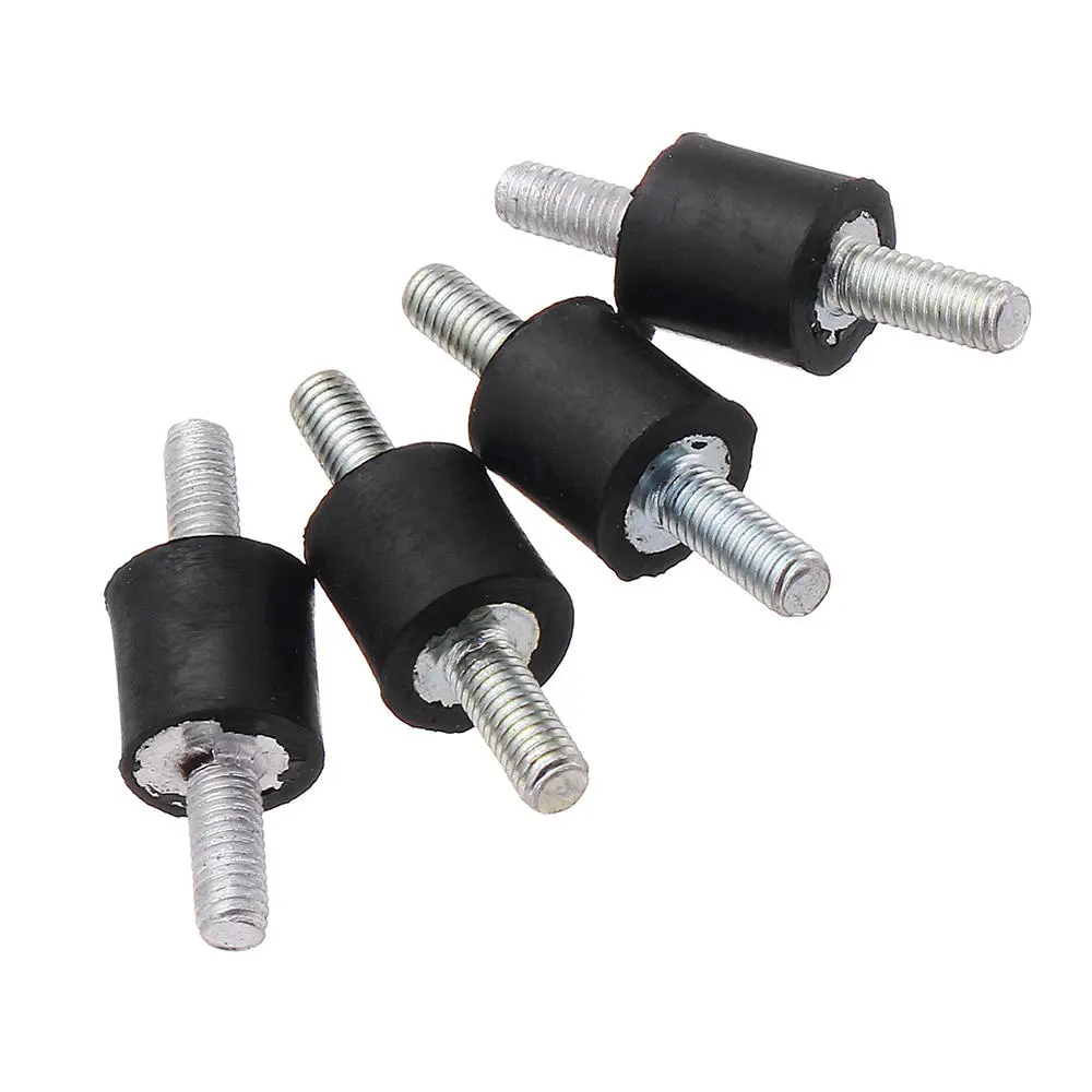 Machifit M3 8x8mm Rubber Vibration Mounts | 4pcs Anti-Shock Absorber