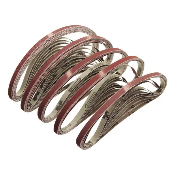 3M 10x600mm Sanding Belts - 10pcs 60-600 Grit | Abrasive Tools