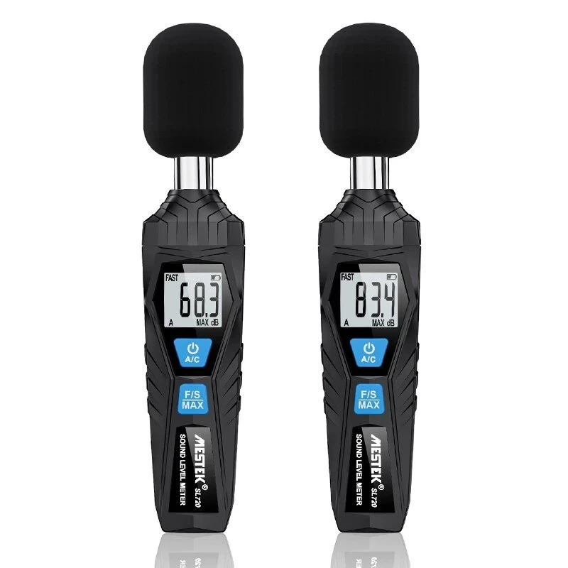 MESTEK SL720 Digital Sound Level Meter | 30-130dB Noise Decibel Tester