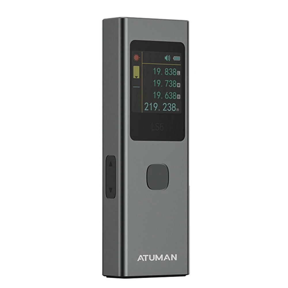 ATUMAN LS6 Laser Distance Meter | 40m Range, TFT Color Display, 300mAh Battery