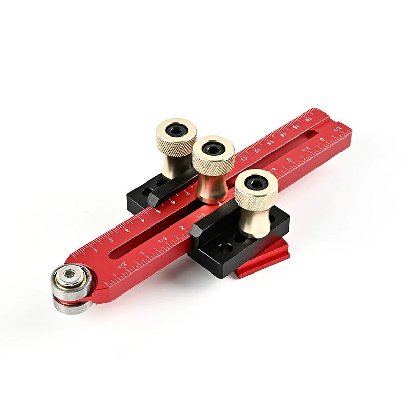 Thin Ripping Jig Table Saw Guide - 160mm/200mm CNC Aluminum - Fits 3/8 & 3/4 Slots