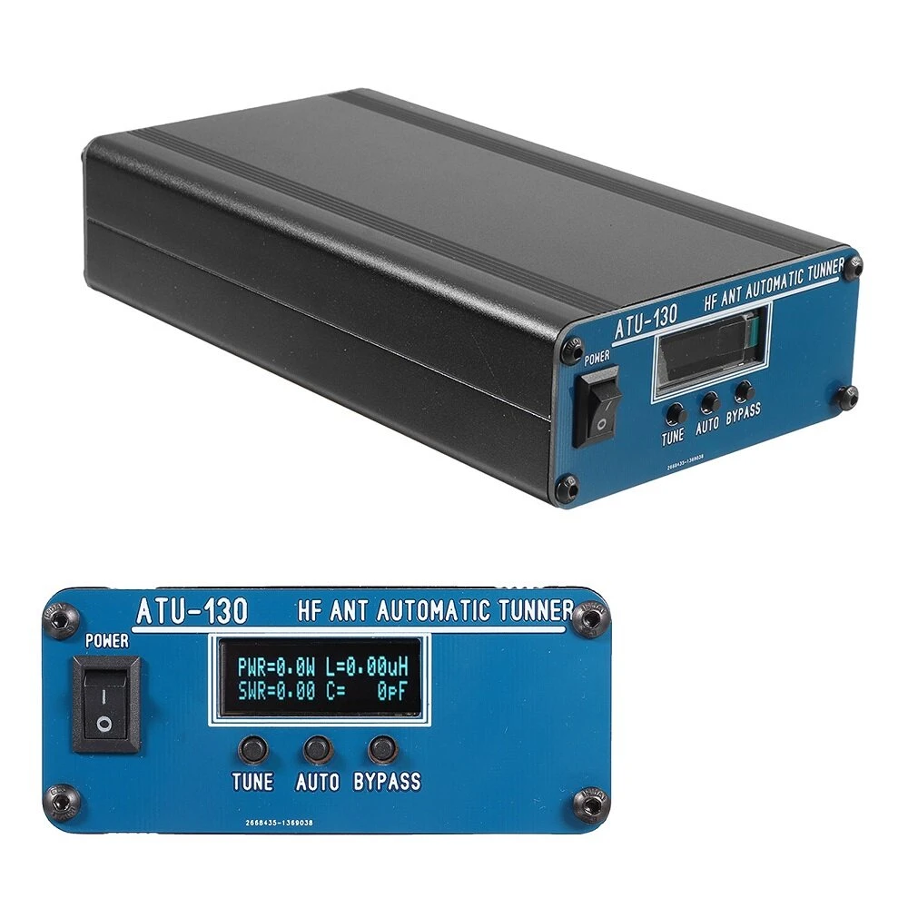 ATU-130 HF Antenna Tuner 1.9-54MHz 120W | Automatic Shortwave ATU-100 Plus