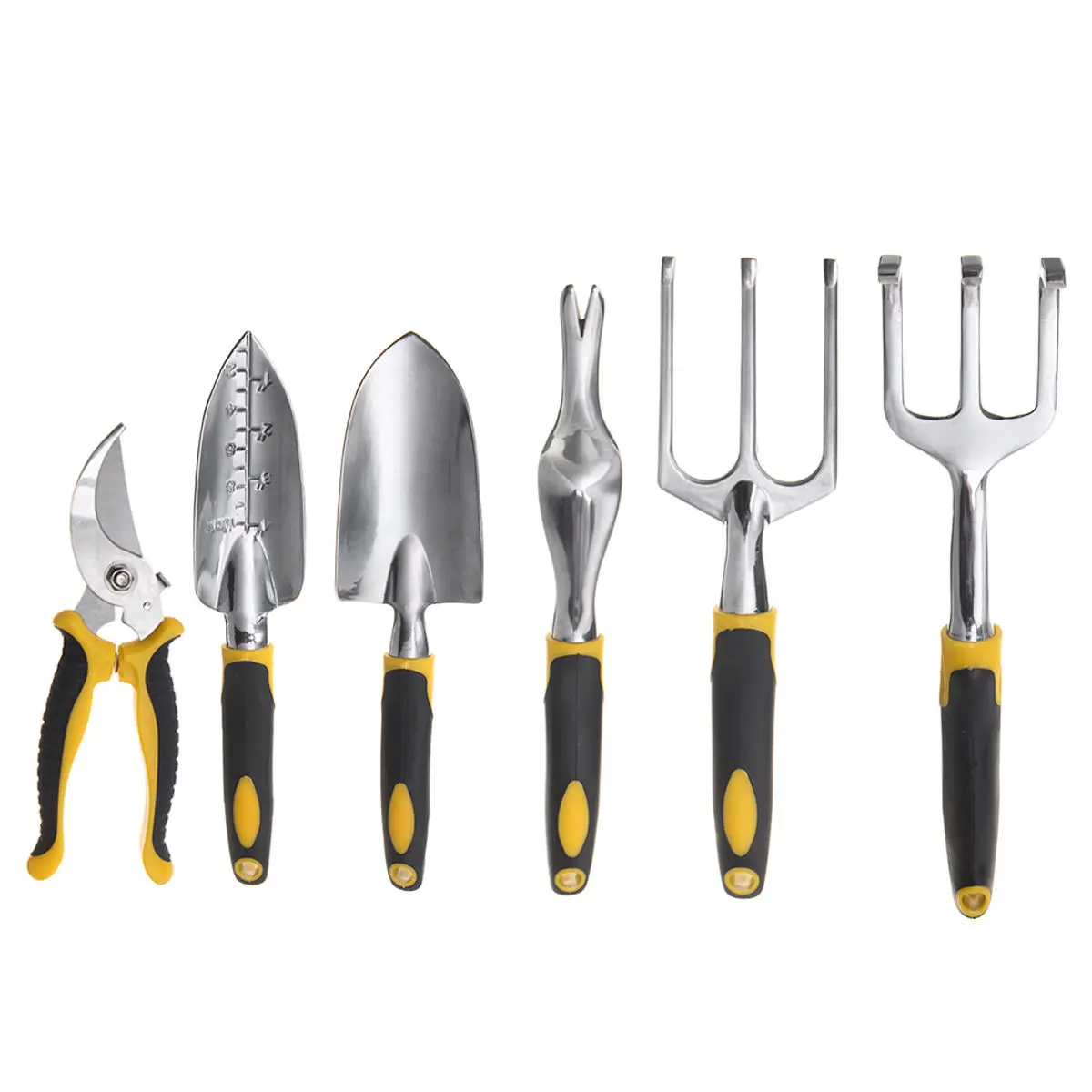 7Pcs Stainless Steel Planting Tool Set with Pliers & Folding Bag