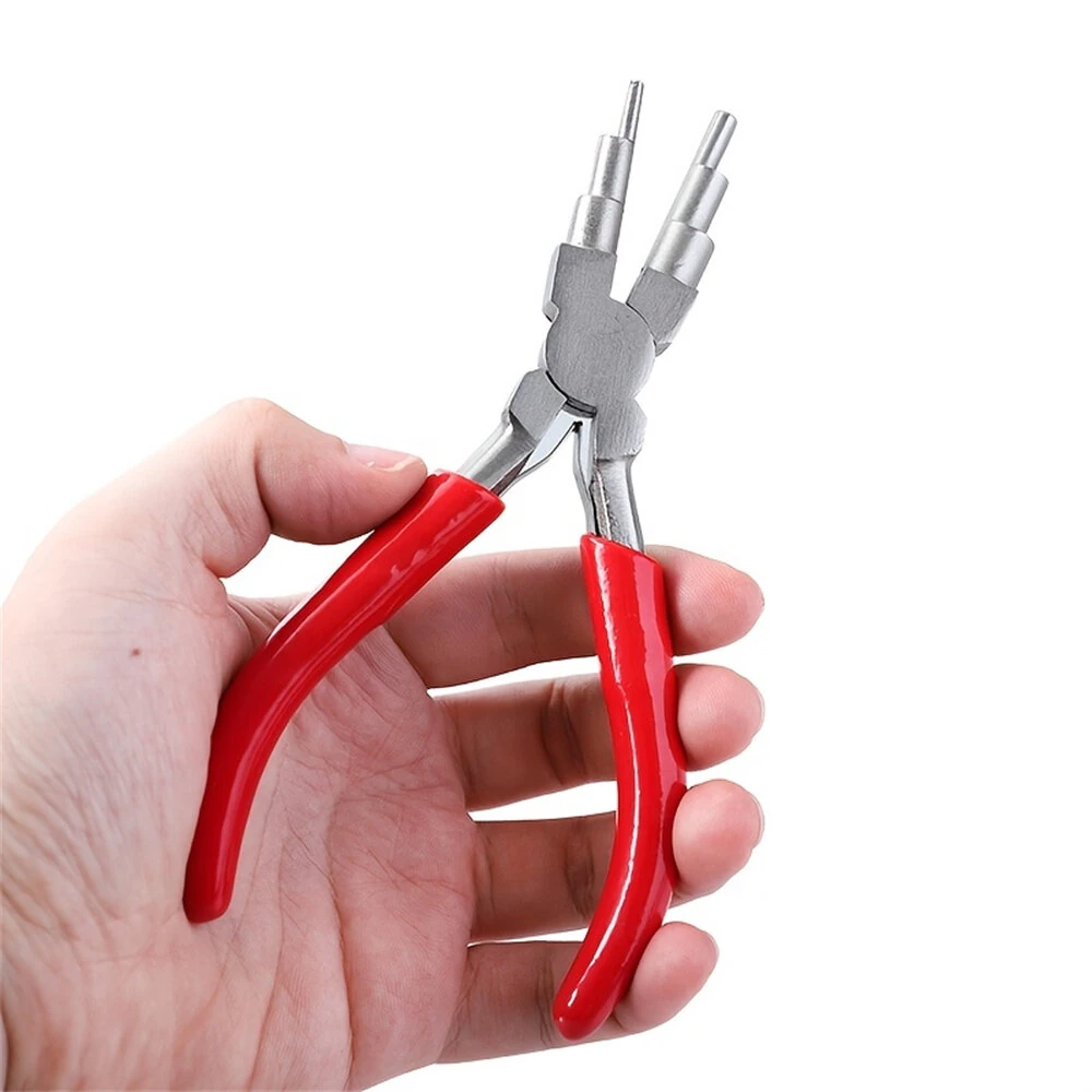 Jewelry Pliers - 6 Inch Round & Needle Nose for Wire Wrapping & Rings