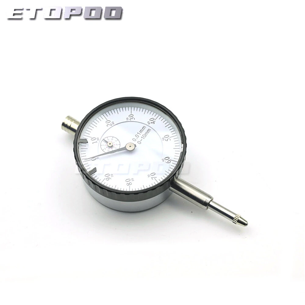 ETOPOO High Precision Dial Indicator - 0.01mm Resolution | 3-10mm Range | Shock Resistant Alloy Gauge