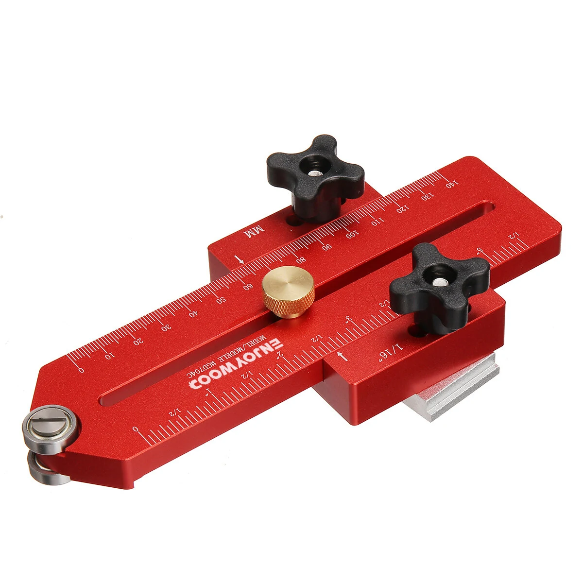 Enjoywood Thin Rip Jig - Table Saw Guide for Repetitive Narrow Cuts | Fits 3/8 x 3/4 T-Slot