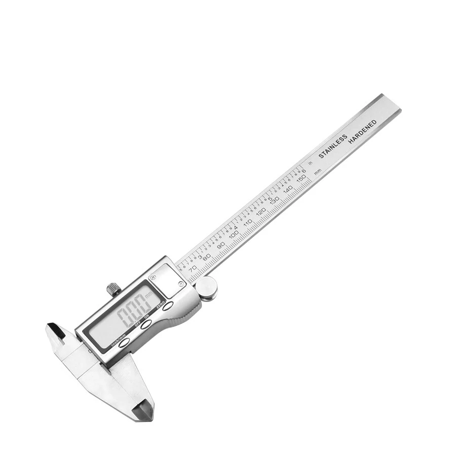 DANIU 150mm 6 inch Digital Caliper | Stainless Steel LCD Display & Zero Buttons
