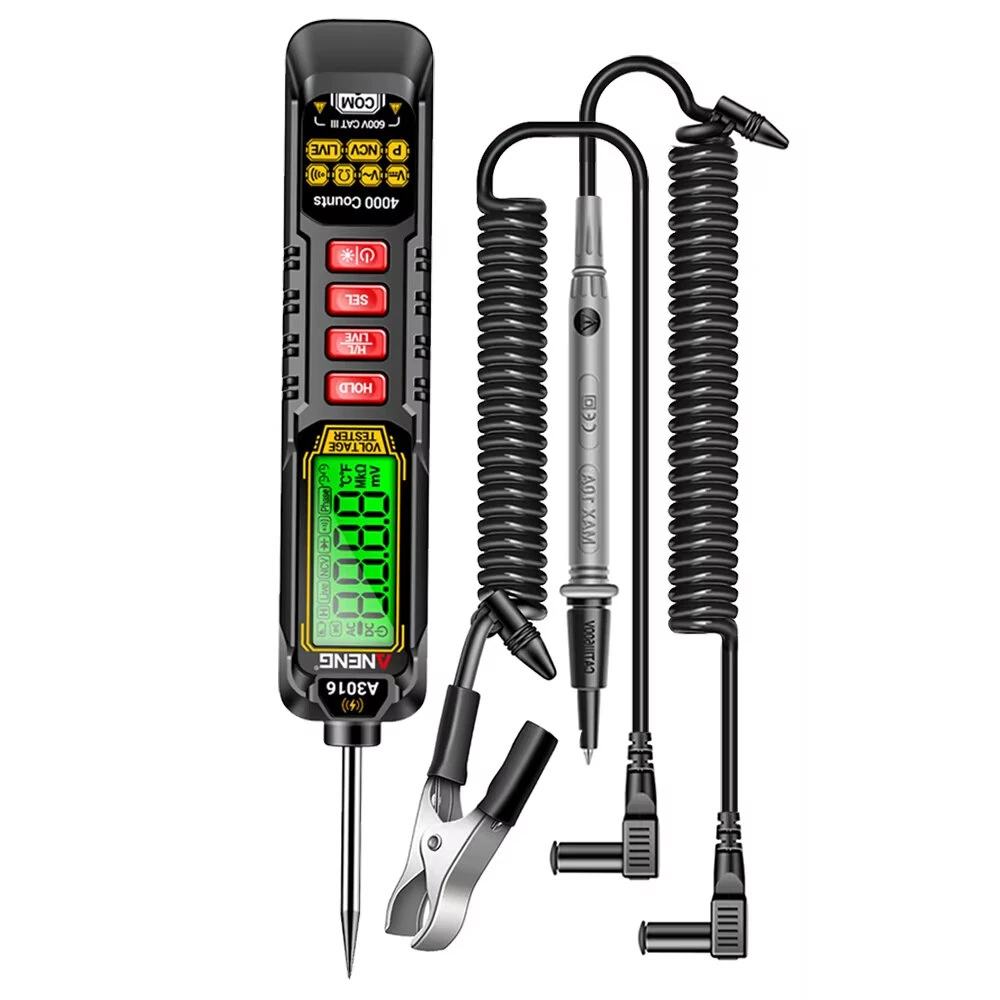 ANENG A3016 Digital Multimeter Pen - AC DC Voltage Tester | High Precision Resistance & Rechargeable